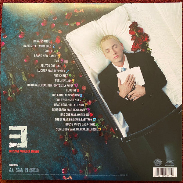 Eminem : The Death Of Slim Shady (Coup De Grâce) (LP, Sea + LP, Rub + Album, Ltd)