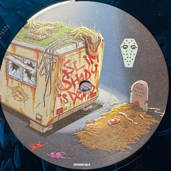 Eminem : The Death Of Slim Shady (Coup De Grâce) (LP, Sea + LP, Rub + Album, Ltd)