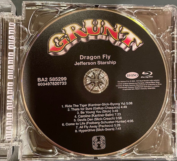 Jefferson Starship : Dragon Fly (Blu-ray, Blu-ray-A, Album, Quad, RE, Multichannel)