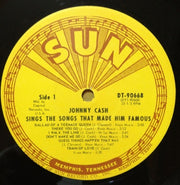 Johnny Cash : Sings The Songs That Made Him Famous (LP, Album, Club, RE, Cap)