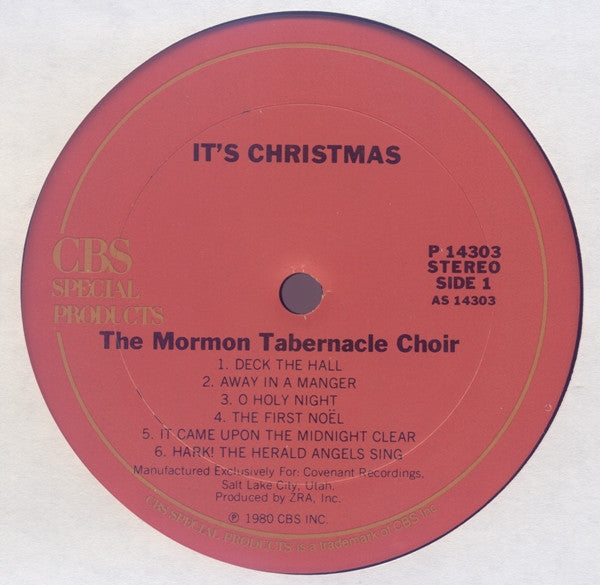 The Mormon Tabernacle Choir* : It's Christmas (LP)