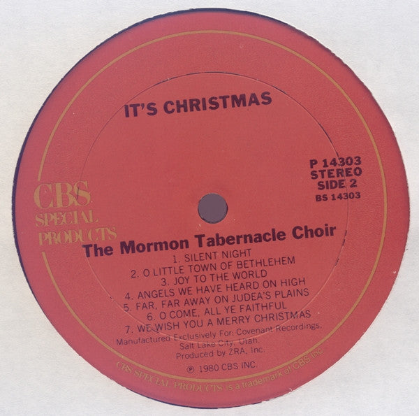 The Mormon Tabernacle Choir* : It's Christmas (LP)
