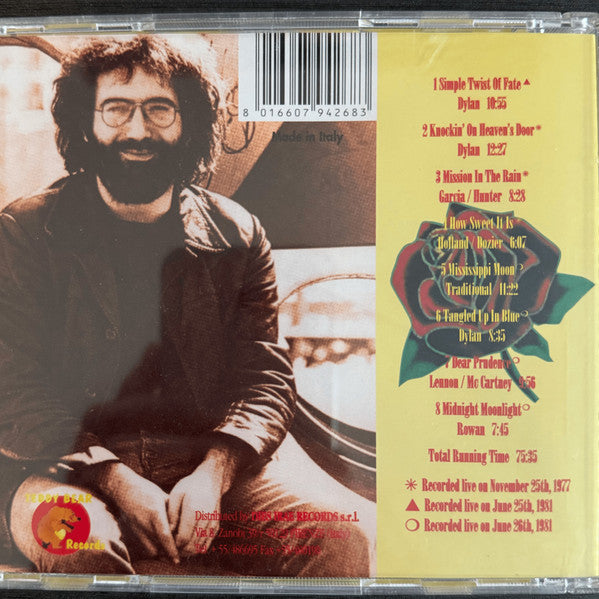 The Jerry Garcia Band : Flooded Away (CD, Album, Unofficial)