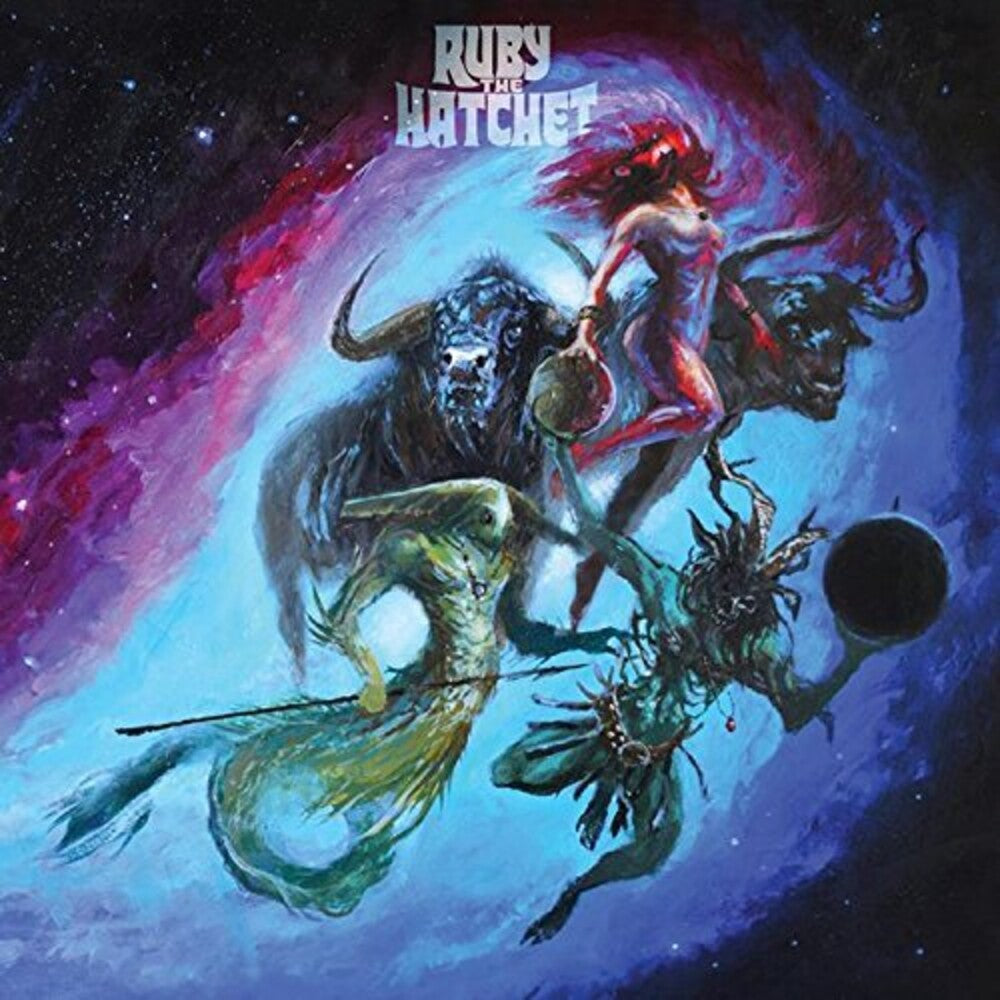the album cover for Ruby the Hatchet - Planetary Space Child