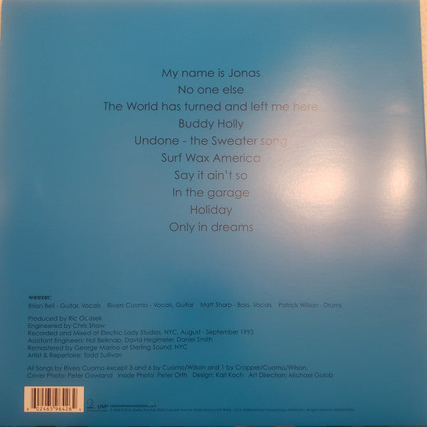 Weezer : Weezer (LP, Album, RE, RM, Blu)