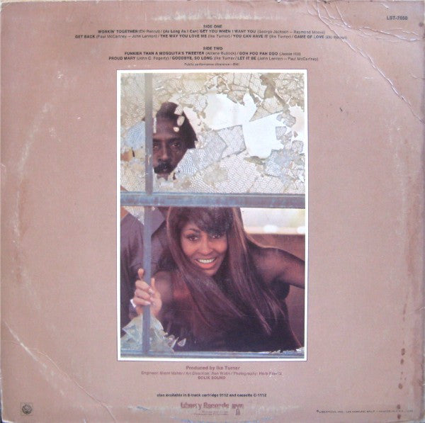 Ike & Tina Turner : Workin' Together (LP, Album, Res)