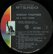 Ike & Tina Turner : Workin' Together (LP, Album, Res)