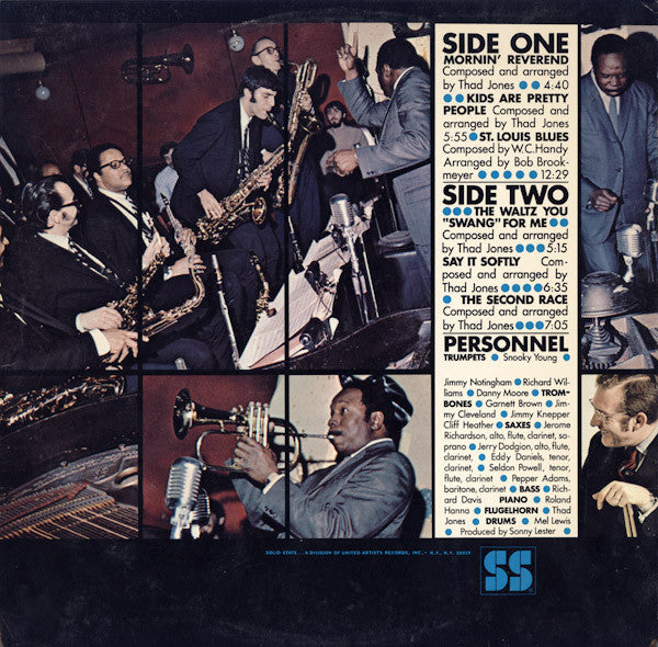 Thad Jones / Mel Lewis Orchestra : Monday Night (LP, Album, Uni)