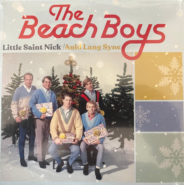 The Beach Boys : Little Saint Nick / Auld Lang Syne (7", Single, Ice)