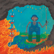 King Gizzard And The Lizard Wizard : Fishing For Fishies (LP, Album, Ltd, RE, Blu)