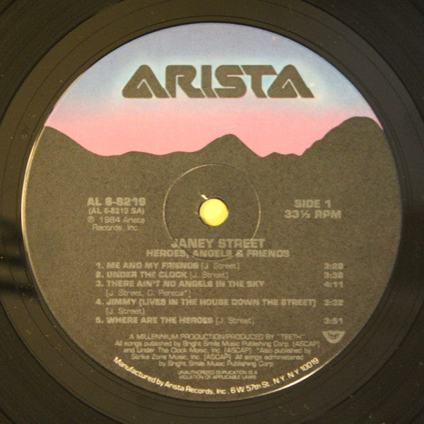 Janey Street : Heroes, Angels & Friends (LP, Album)