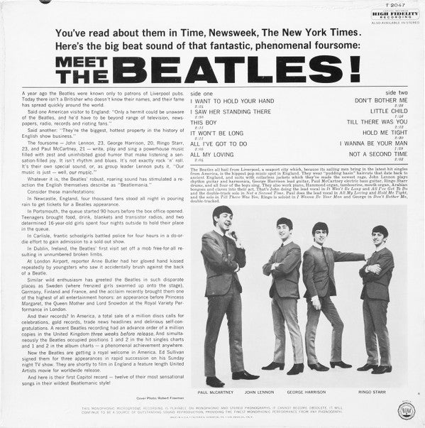 The Beatles : Meet The Beatles! (LP, Album, Mono, Los)