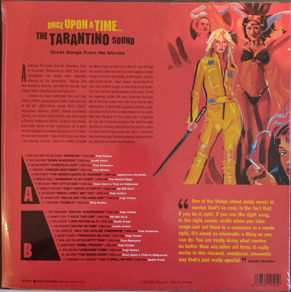 Various : Once Upon A Time... The Tarantino Sound (LP, Comp, Red)