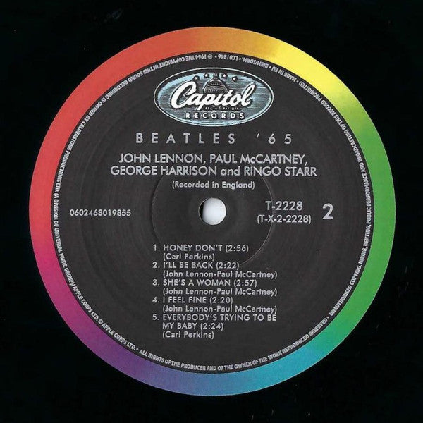The Beatles : Beatles '65 (LP, Album, Mono, RE)