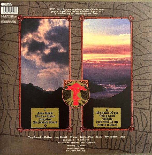 Black Sabbath : Tyr (LP, Album, RE, RM)