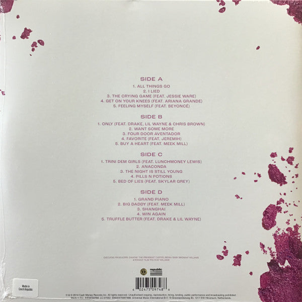 Nicki Minaj : The Pinkprint (2xLP, Album, RE)