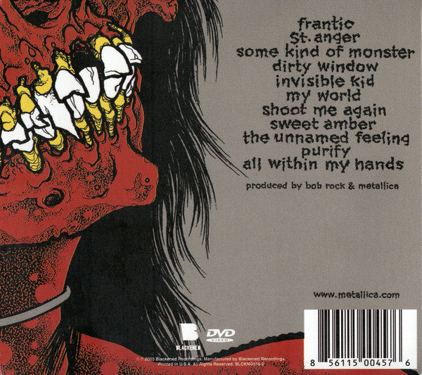 Metallica : St. Anger (CD, Album, RE + DVD, RE, NTSC)