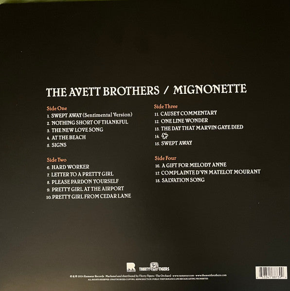 The Avett Brothers : Mignonette (2xLP, Album, RE)