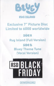 Joff Bush, The Bluey Music Team : Rug Island (Full Version) (7", RSD, Single, Ltd, Pic)