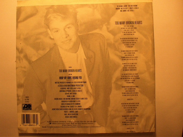 Jason Donovan : Too Many Broken Hearts (7", Promo)