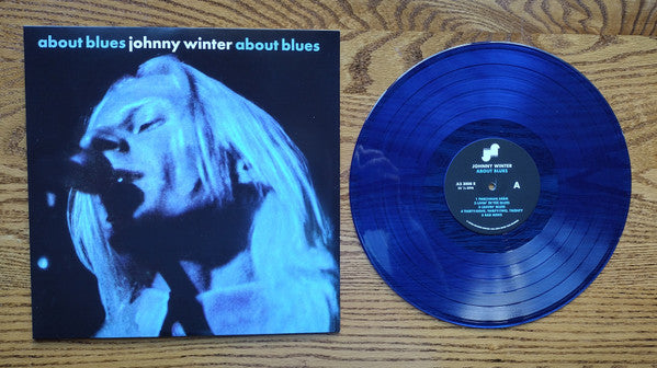 Johnny Winter : About Blues (LP, Comp, RE, Blu)
