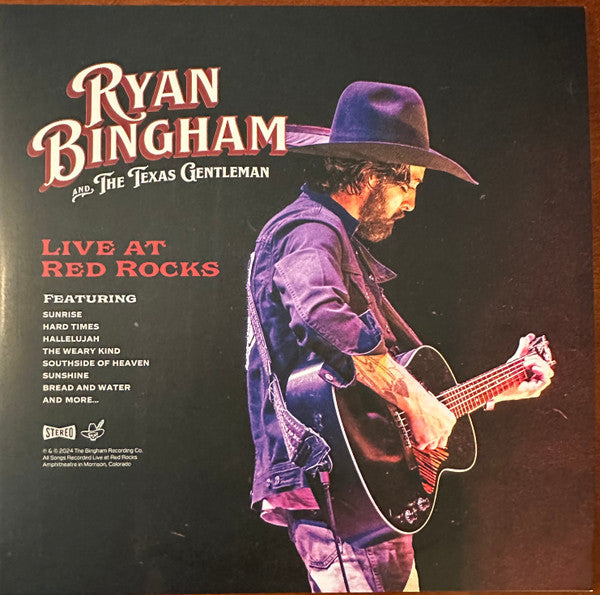 Ryan Bingham And The Texas Gentlemen : Live At Red Rocks (LP)