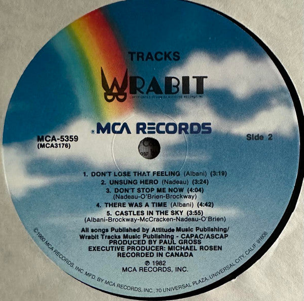 Wrabit : Tracks (LP, Album, Pin)