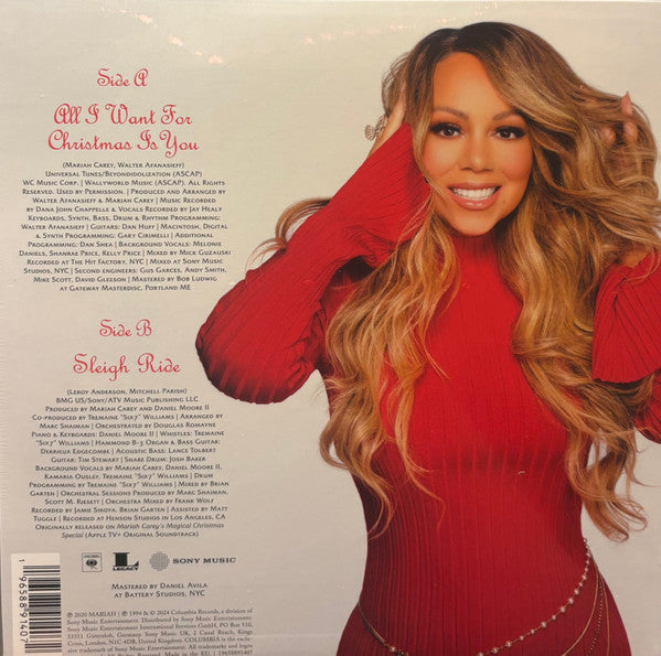 Mariah Carey : All I Want For Christmas Is You (7", Single, RE, S/Edition, 30t)