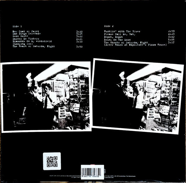 Tom Waits : The Heart Of Saturday Night (LP, Album, Ltd, RE, Ras)