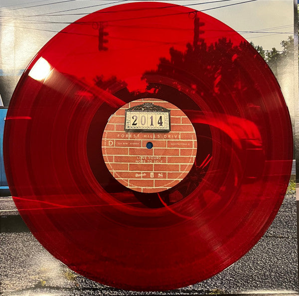 J. Cole : 2014 Forest Hills Drive (2xLP, Album, Ltd, RE, Red)