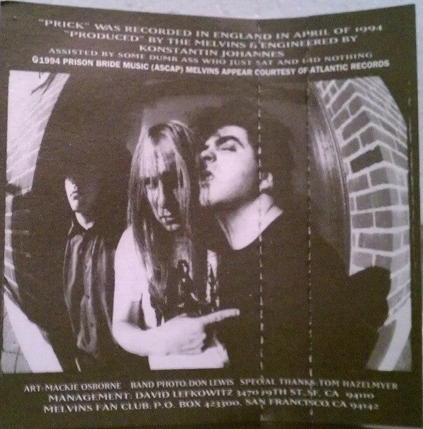 Buy Melvins : Prick (Cass, Album) Online for a great price