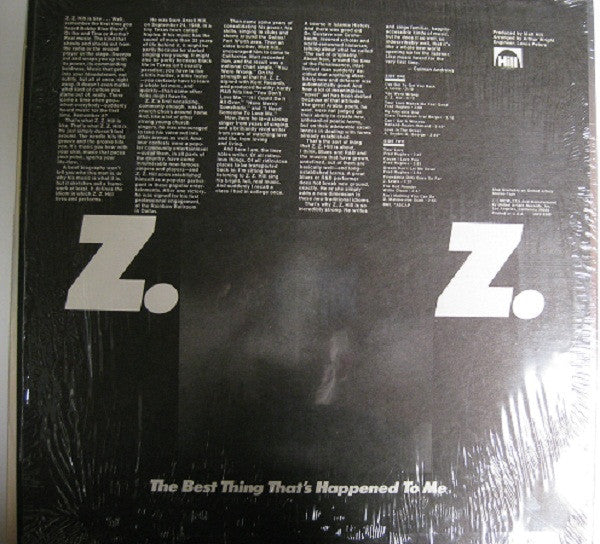 Z. Z. Hill* : The Best Thing That's Happened To Me (LP, Album, Res)