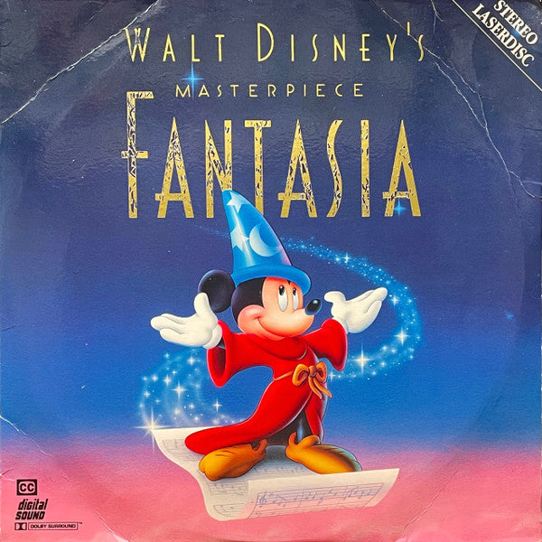 Leopold Stokowski And The Philadelphia Orchestra : Walt Disney's Fantasia (Laserdisc, 12", NTSC + Laserdisc, 12", S/Sided, NT)