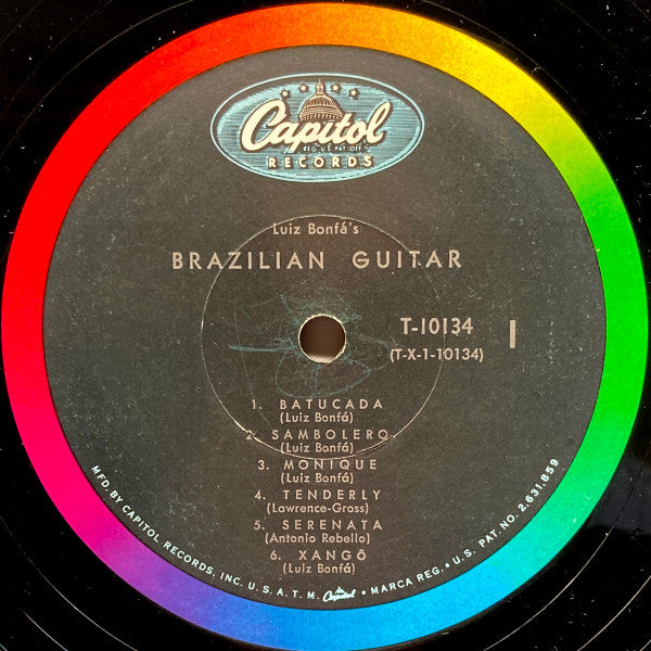 Luiz Bonfá : Luiz Bonfá's Brazilian Guitar (LP, Mono)