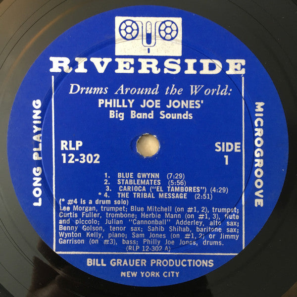 Philly Joe Jones Big Band Sounds : Drums Around The World (LP, Album, Mono)