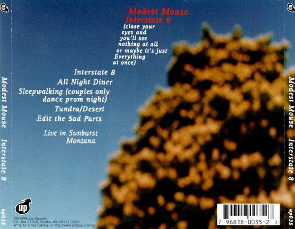 Modest Mouse : Interstate 8 (CD, EP)