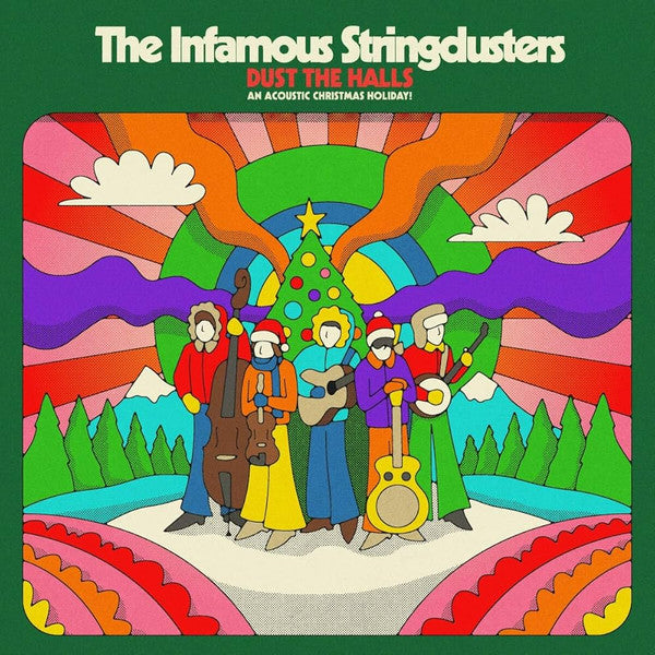 The Infamous Stringdusters : Dust The Halls (An Acoustic Christmas Holiday!) (12", Album, Ltd, RE, Gol)