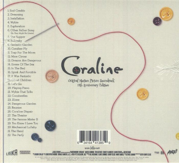 Bruno Coulais : Coraline (Original Motion Picture Soundtrack) (CD, Album, S/Edition)