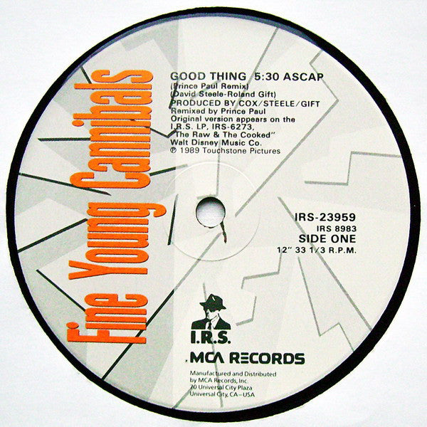 Fine Young Cannibals : Good Thing (12", Single)