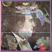 Levine* Conducts Mahler*, Chicago Symphony Orchestra : Symphony No. 7 In E Minor ("Song Of The Night") (2xLP, Album, RE, Gat)