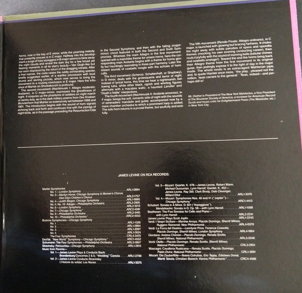 Levine* Conducts Mahler*, Chicago Symphony Orchestra : Symphony No. 7 In E Minor ("Song Of The Night") (2xLP, Album, RE, Gat)