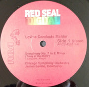 Levine* Conducts Mahler*, Chicago Symphony Orchestra : Symphony No. 7 In E Minor ("Song Of The Night") (2xLP, Album, RE, Gat)