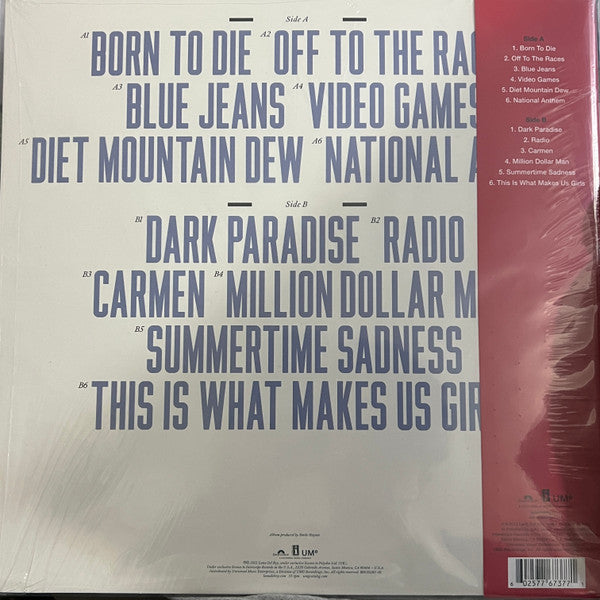 Lana Del Rey : Born To Die (LP, Album, Ltd, RE, Red)