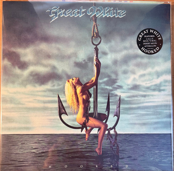 Great White : Hooked (LP, Album, RE, Bla)
