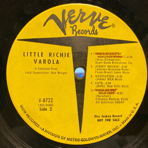 Little Richie Varola : Little Richie Varola (LP, Mono, Promo)