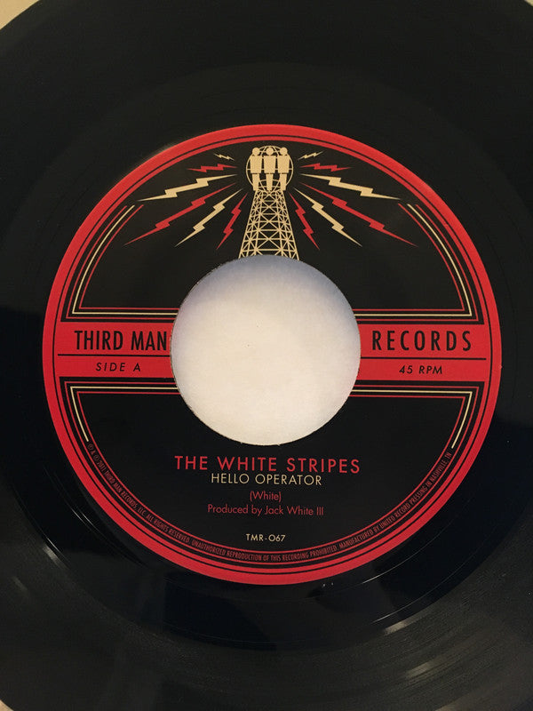 The White Stripes : Hello Operator / Jolene (7", Single, RE)