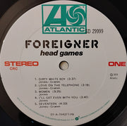 Foreigner : Head Games (LP, Album, Club, Ter)
