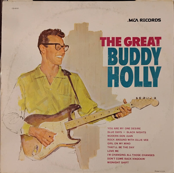 Buddy Holly : The Great Buddy Holly (LP, Album)