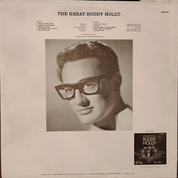 Buddy Holly : The Great Buddy Holly (LP, Album)