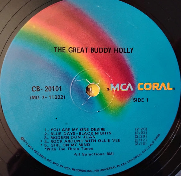 Buddy Holly : The Great Buddy Holly (LP, Album)